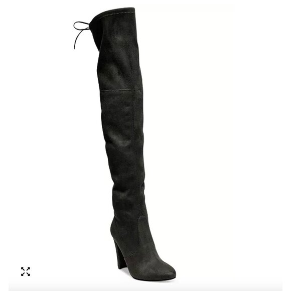 Steve Madden Gorgeous Over-The-Knee Boot in Black Size 9 - Picture 7 of 9